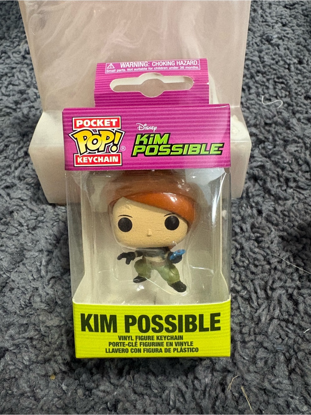 NWT Disney Pocket Pop Keychain, Character: Kim Possible